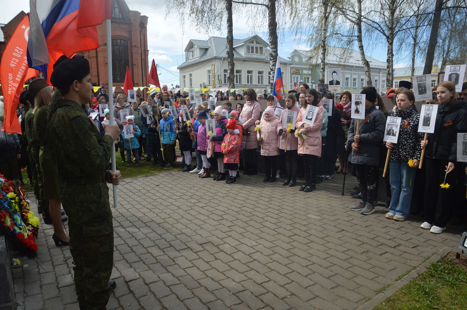 В селе Вятское отметили 77-ю годовщину Великой Победы